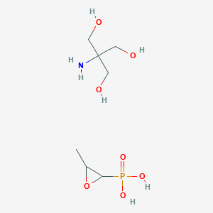 molecular formula C7H18NO7P B10861749 Fosfomycin (tromethamine) 