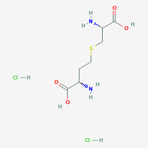 molecular formula C7H16Cl2N2O4S B10861756 L-Cystathionine (dihydrochloride) 