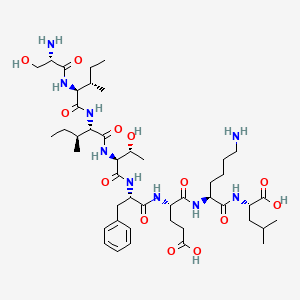 molecular formula C45H75N9O13 B10861764 OVA-T4 Peptide 