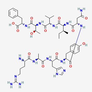 molecular formula C52H77N15O13 B10861802 Human Papillomavirus (HPV) E7 protein (49-57) 