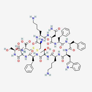 molecular formula C71H96N16O17S2 B10861807 Somatostatin-14 (3-14) 