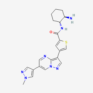 molecular formula C21H23N7OS B10861819 Mark-IN-4 