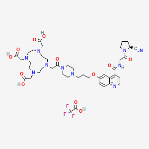 molecular formula C42H57F3N10O12 B10861837 Fapi-2 (tfa) 