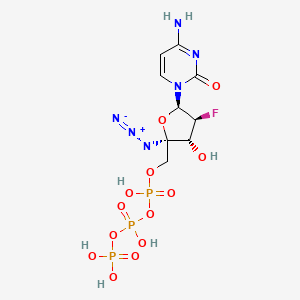 molecular formula C9H14FN6O13P3 B10861875 Fnc-TP 