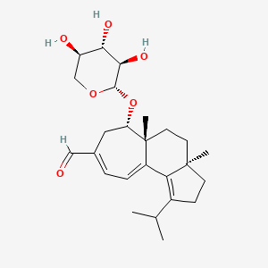 molecular formula C25H36O6 B10861903 (+)-Erinacin A CAS No. 156101-08-5