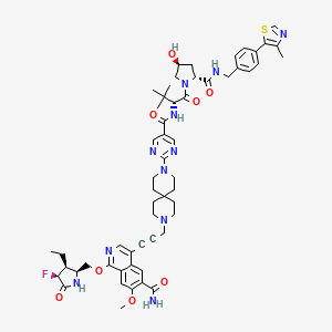 molecular formula C57H68FN11O8S B10861917 PROTAC IRAK4 degrader-3 