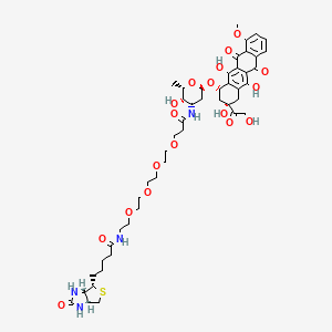 molecular formula C48H64N4O18S B10862065 Dox-btn2 