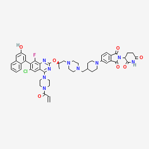 molecular formula C51H53ClFN9O7 B10862073 PROTAC KRAS G12C degrader-2 