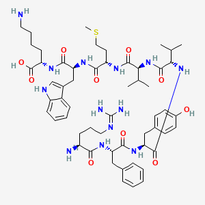 molecular formula C56H81N13O10S B10862140 Thrombospondin-1 (1016-1023) (human, bovine, mouse) 