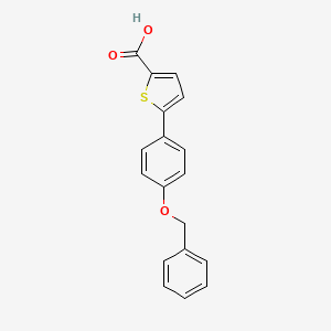 5-[4-(Benzyloxy)phenyl]-2-thiophenecarboxylic acid