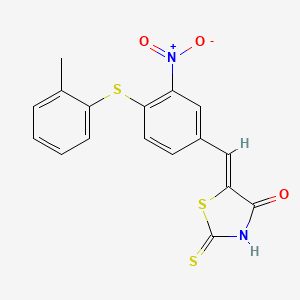 molecular formula C17H12N2O3S3 B10862177 Procaspase-IN-5 