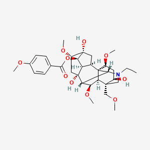 molecular formula C33H47NO10 B10862179 8-Deacetylyunaconitine 