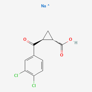 molecular formula C11H8Cl2NaO3 B10862188 UPF-648 sodium salt 