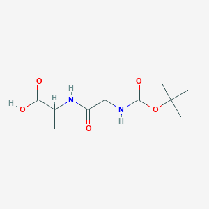 molecular formula C11H20N2O5 B108622 Boc-ala-ala-OH CAS No. 27317-69-7