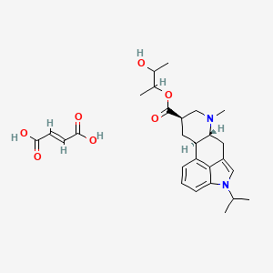 (E)-but-2-enedioic acid;3-hydroxybutan-2-yl (6aR,9R,10aR)-7-methyl-4-propan-2-yl-6,6a,8,9,10,10a-hexahydroindolo[4,3-fg]quinoline-9-carboxylate