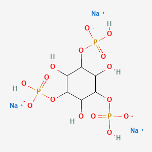 molecular formula C6H12Na3O15P3 B10862255 D-myo-Inositol-1,3,5-triphosphate, sodium salt 