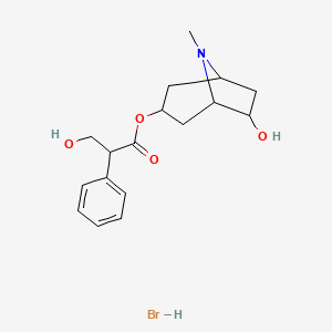 molecular formula C17H24BrNO4 B10862295 Anisodamine hydrobromide 