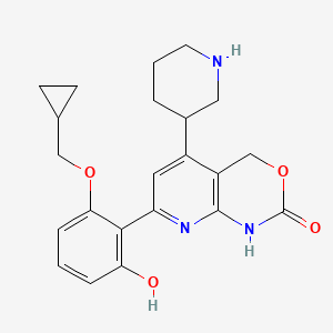 molecular formula C22H25N3O4 B10862299 Bay 65-1942 R form 