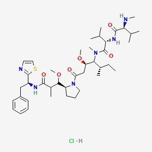 molecular formula C41H67ClN6O6S B10862331 MMAD hydrochloride 