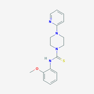 N-(2-methoxyphenyl)-4-(pyridin-2-yl)piperazine-1-carbothioamide