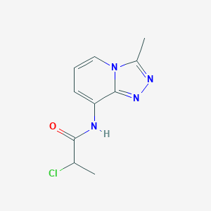 2-Chloro-N-(3-methyl[1,2,4]triazolo[4,3-A]pyridin-8-YL)propanamide