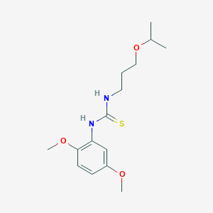 1-(2,5-Dimethoxyphenyl)-3-[3-(propan-2-yloxy)propyl]thiourea