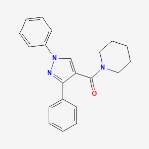 (1,3-diphenyl-1H-pyrazol-4-yl)(piperidin-1-yl)methanone