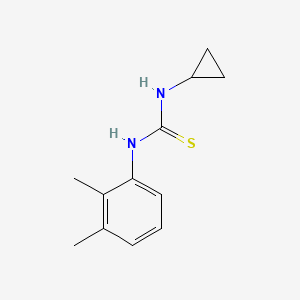 molecular formula C12H16N2S B10862624 1-Cyclopropyl-3-(2,3-dimethylphenyl)thiourea 