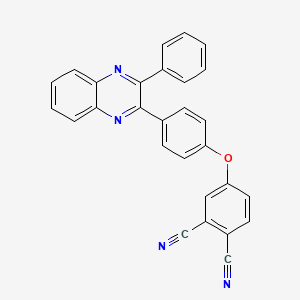 4-[4-(3-Phenyl-quinoxalin-2-yl)-phenoxy]-phthalonitrile