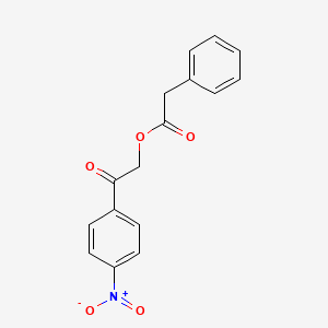 [2-(4-nitrophenyl)-2-oxoethyl] 2-phenylacetate