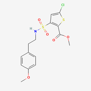 Methyl 5-chloro-3-{[2-(4-methoxyphenyl)ethyl]sulfamoyl}thiophene-2-carboxylate