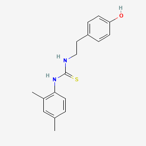 1-(2,4-Dimethylphenyl)-3-[2-(4-hydroxyphenyl)ethyl]thiourea