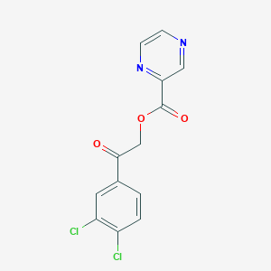 2-(3,4-Dichlorophenyl)-2-oxoethyl pyrazine-2-carboxylate