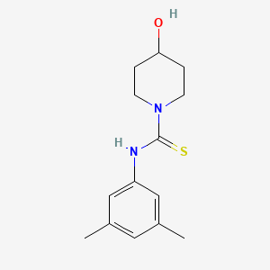 N-(3,5-dimethylphenyl)-4-hydroxypiperidine-1-carbothioamide