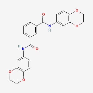 N,N'-Bis-(2,3-dihydro-benzo[1,4]dioxin-6-yl)-isophthalamide