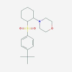 molecular formula C20H31NO3S B10863686 Morpholine, 4-[2-(4-tert-butylbenzenesulfonyl)cyclohexyl]- 