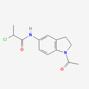 n-(1-Acetyl-2,3-dihydro-1h-indol-5-yl)-2-chloropropanamide