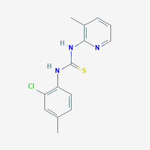 1-(2-Chloro-4-methylphenyl)-3-(3-methylpyridin-2-yl)thiourea