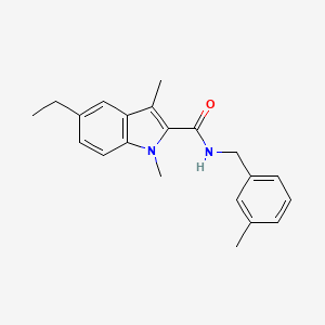 5-ethyl-1,3-dimethyl-N-(3-methylbenzyl)-1H-indole-2-carboxamide