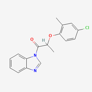 1-(1H-benzimidazol-1-yl)-2-(4-chloro-2-methylphenoxy)propan-1-one