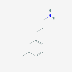 molecular formula C10H15N B010864 3-(3-Methylphenyl)propan-1-amine CAS No. 104774-85-8