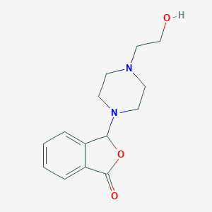 molecular formula C14H18N2O3 B10864044 3-[4-(2-hydroxyethyl)piperazin-1-yl]-2-benzofuran-1(3H)-one 