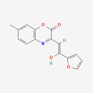 molecular formula C15H11NO4 B10864238 3-[2-(2-Furyl)-2-oxoethylidene]-7-methyl-2H-1,4-benzoxazin-2(4H)-one 