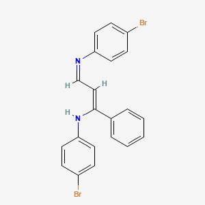 N-[3-(4-Bromoanilino)-3-phenyl-2-propenylidene]-N-(4-bromophenyl)amine