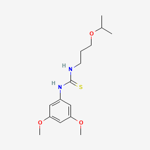 1-(3,5-Dimethoxyphenyl)-3-[3-(propan-2-yloxy)propyl]thiourea