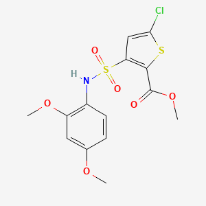 Methyl 5-chloro-3-[(2,4-dimethoxyphenyl)sulfamoyl]thiophene-2-carboxylate