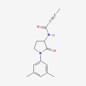 N-[1-(3,5-Dimethylphenyl)-2-oxotetrahydro-1H-pyrrol-3-YL]-2-butynamide