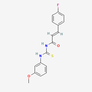 1-[3-(4-Fluoro-phenyl)-acryloyl]-3-(3-methoxy-phenyl)-thiourea