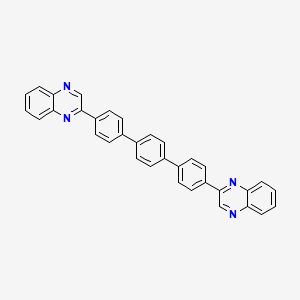 2-[4-[4-(4-quinoxalin-2-ylphenyl)phenyl]phenyl]quinoxaline