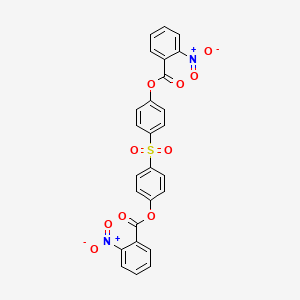 Sulfonyldibenzene-4,1-diyl bis(2-nitrobenzoate)